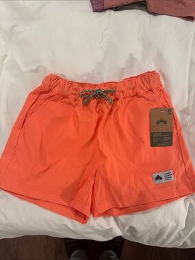 Eastern Mountain Sports Women's Athletic Shorts in Bright Coral